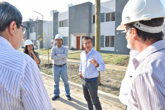 Las etapas de viviendas más avanzadas del barrio Pereyra Rozas se entregarán en 60 días