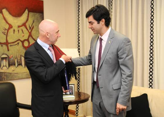 Urtubey con el embajador de Alemania