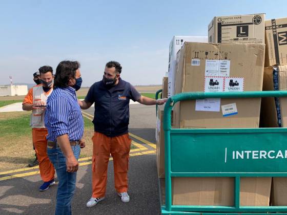 El Gobernador destacó la ayuda enviada desde el Ministerio conducido por Ginés González García.