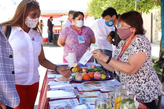 El gobernador Gustavo Sáenz, junto a Elena Cornejo, participó de las actividades que se realizan en el Polo Integral de las Mujeres para conmemorar el Día Internacional de la Mujer.