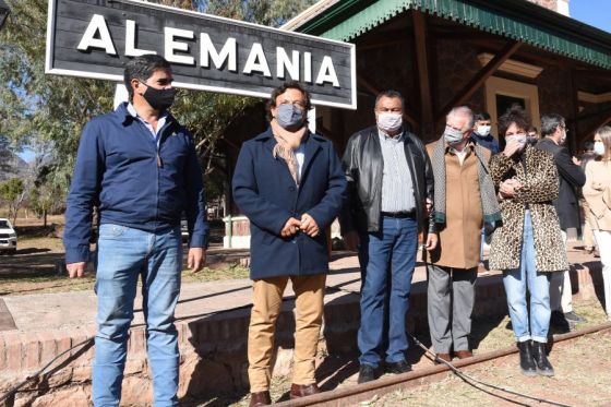 En Alemanía, pequeña localidad situada en el corredor turístico de la RN 68, el gobernador Gustavo Sáenz inauguró el Centro de Interpretación de la Quebrada de las Conchas