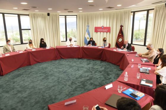 El gobernador Gustavo Sáenz recibió en Casa de Gobierno a la representante de UNICEF Argentina Luisa Brumana y su equipo, quienes les presentaron el Programa de Cooperación de UNICEF en el país