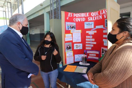 El ministro Cánepa, junto a docentes y más de 300 estudiantes salteños, participó de la apertura de la actividad a través de una Muestra Anual de Trabajos Escolares de Investigación