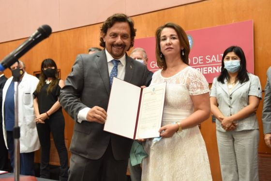 ”En este Gobierno tenemos pluralidad y federalismo”, indicó el mandatario durante el acto en el que tomó juramento a Claudia Silvina Vargas como ministra de Desarrollo Social.