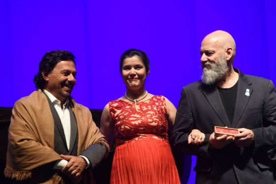 Darío Volonté, Mario Vidal Lozano, Antonio Salgado y Oscar Humacata fueron premiados por la Fundación en su 10° aniversario