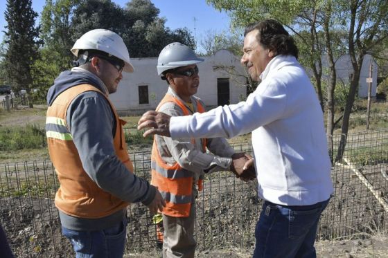 El gobernador Gustavo Sáenz inauguró esta mañana diversas obras en el municipio de Campo Santo y verificó la marcha de otras que están en ejecución