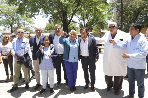 El Gobernador aseguró que se continúa fortaleciendo el sistema de salud provincial, tanto en personal como en equipamiento y parque automotor