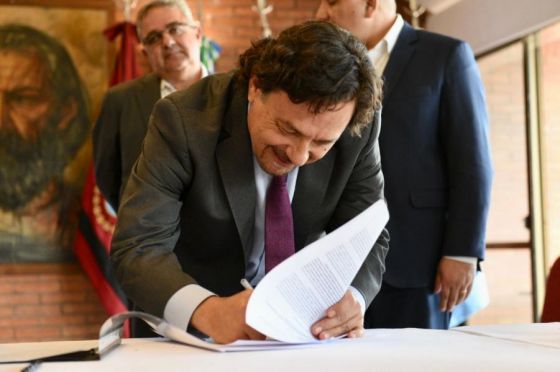 Junto a sus pares provinciales, el gobernador Sáenz firmó una nota para presentar al Ministro Massa, solicitando un financiamiento para la iniciativa y próximamente se firmará el convenio