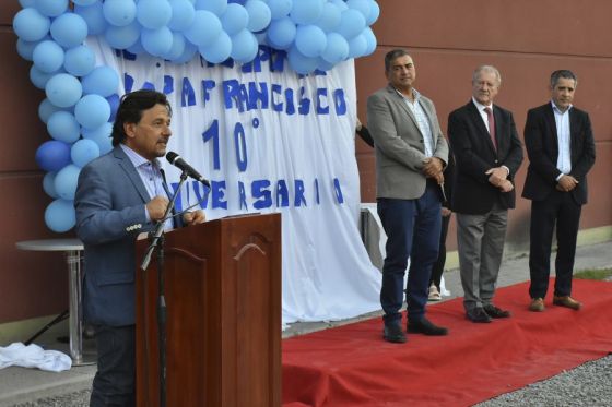 El Gobernador participó del acto de conmemoración del décimo aniversario del nosocomio de la zona sudeste de la ciudad