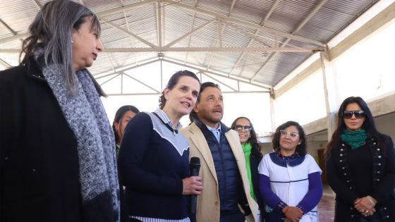 El gobernador Gustavo Sáenz anunció que en la escuela Normal N° 4.704 de Cafayate, la Provincia retomó obras para mejorar y ampliar la infraestructura de esa escuela, beneficiando directamente a unos 2 mil estudiantes