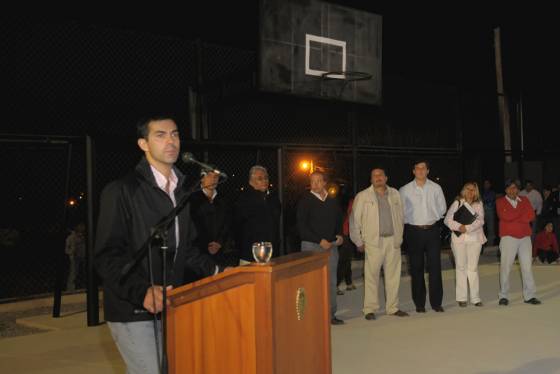 Playón deportivo en Bº San Pablo