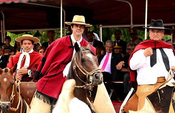 Gobernador Juan Manuel Urtubey en los actos por la Batalla del 20 de Febrero de 1813