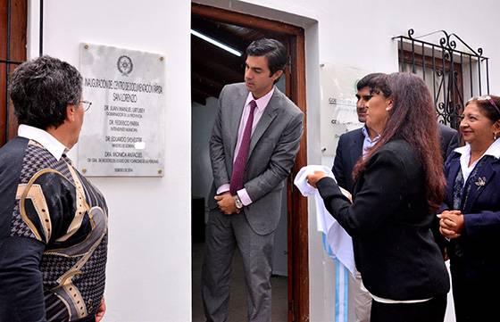 Gobernador Juan Manuel Urtubey inaugura el Centro de Documentación Rápida N° 54 en San Lorenzo