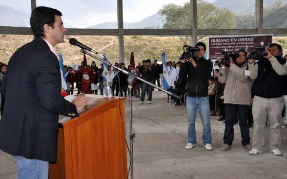 El gobernador Urtubey en Campo Quijano