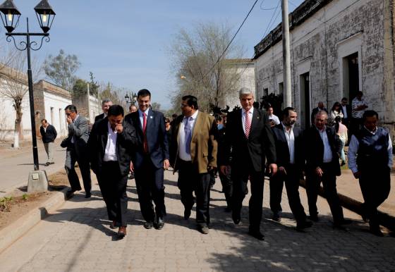 En Río Piedras, Urtubey inauguró obras y recordó el aniversario del Combate de las Piedras.