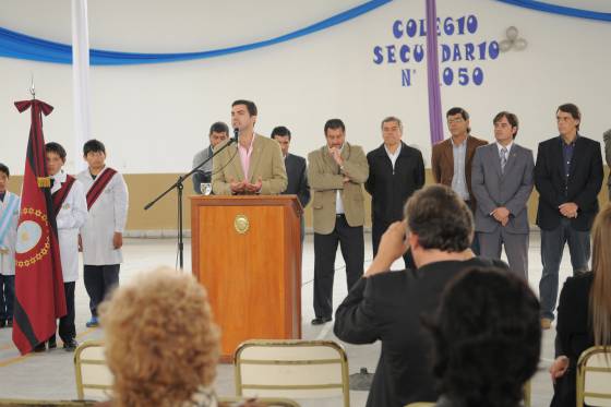 Gimnasio del Colegio Secundario de Vaqueros