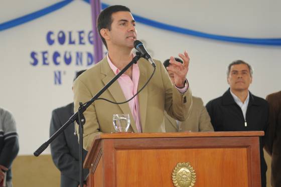 Gimnasio del Colegio Secundario de Vaqueros