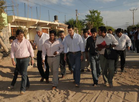 Recorrido de obras en San Carlos