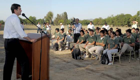 Pozo de agua en la Escuela Agrícola