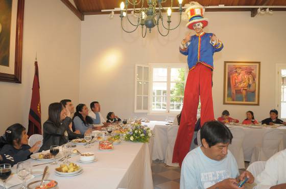 Recepción a alumnos de Cerro Negro del Tirao en Las Costas