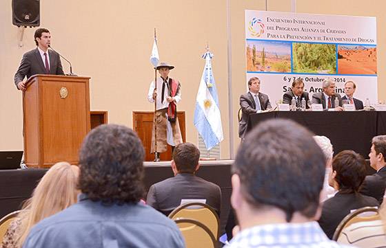 “La lucha contra la droga debe realizarse con la participación de todos los sectores de la comunidad”, dijo Urtubey