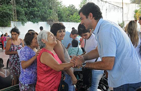 En Vaqueros Urtubey participó en un homenaje a las mujeres.