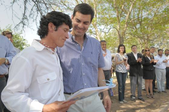 Entrega de viviendas en El Galpón