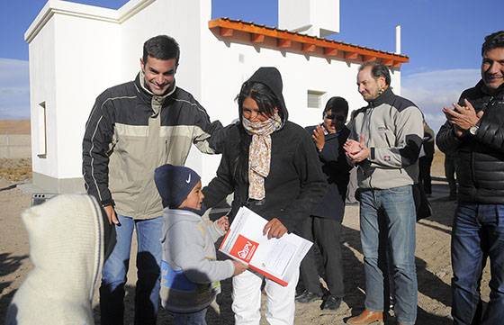 Santa Rosa de los Pastos Grandes vivió un día histórico con la entrega de viviendas