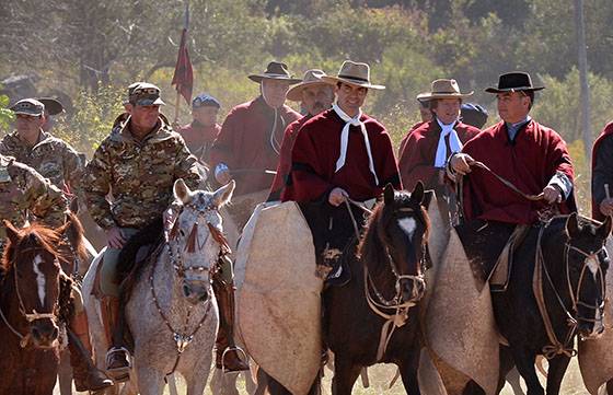 Urtubey rindió homenaje a Güemes en la Quebrada de la Horqueta