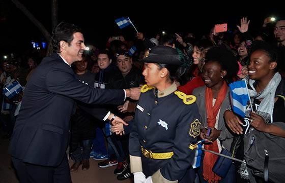 Una multitud acompaño al gobernador Urtubey en la fiesta del Bicentenario de la Independencia de la Patria