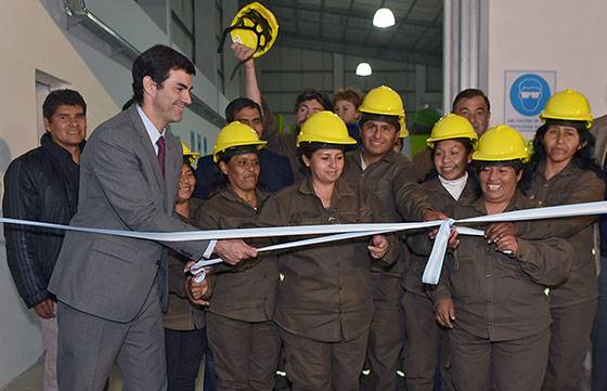 Urtubey inauguró la primera planta de separación y tratamiento de residuos sólidos urbanos