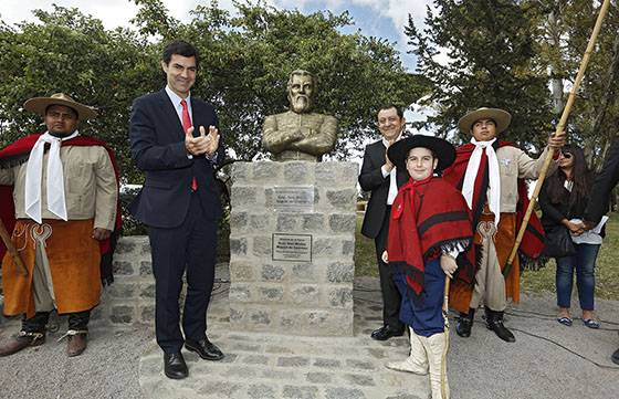 La localidad bonaerense de Benito Juárez homenajea a Güemes por iniciativa de un niño