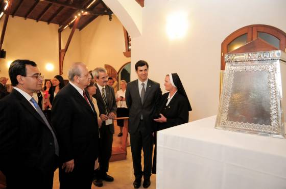 bendición del Sagrario en la Capilla del Divino Cordero