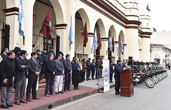 Con la incorporación de 50 motos se refuerza el servicio de seguridad urbana en la Provincia