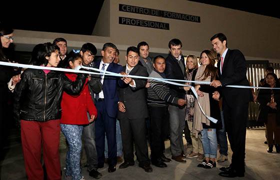 Urtubey y Bullrich inauguraron el nuevo edificio del Centro de Formación Profesional en Rosario de Lerma