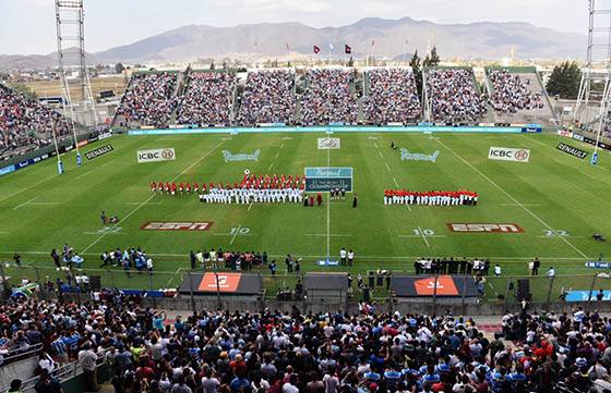 Una multitud presenció el partido de Los Pumas ante los Springboks en Salta