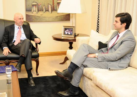 Gobernador con embajador de Alemania