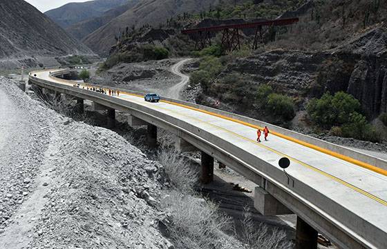 El viaducto de El Candado potenciará el desarrollo económico, productivo y turístico de la Puna y Rosario de Lerma