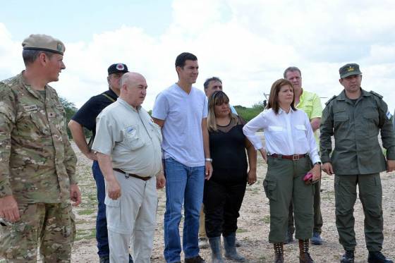 El gobernador Urtubey y la ministra Bullrich recorrieron la zona afectada y se reunieron con el Comité de Emergencia