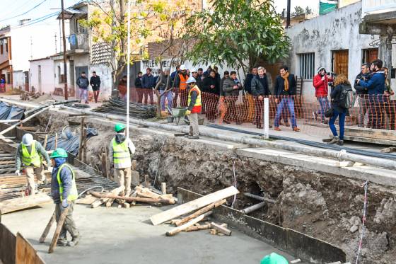 Urtubey recorrió junto a Frigerio y Sáenz obras que se ejecutan en la Capital