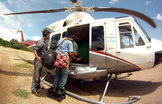 Continúa el operativo Puente Aéreo por desborde del río Pilcomayo