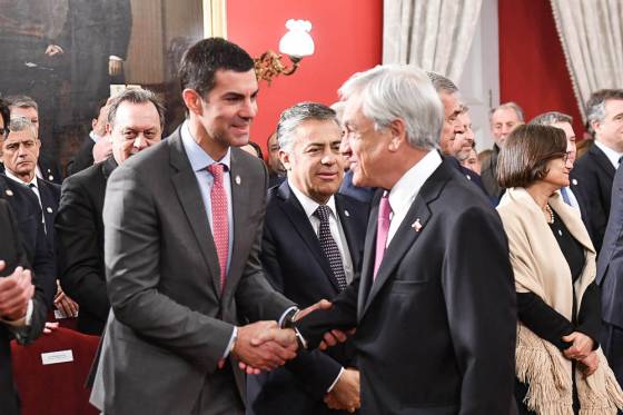 El Gobernador asistió al encuentro con el presidente de Chile