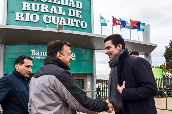 Urtubey recorrió la 84° Exposición de la Sociedad Rural de Río Cuarto