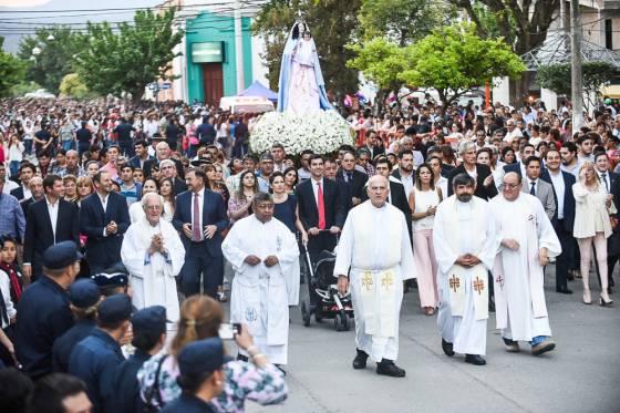 El pueblo de Rosario de la Frontera celebró su fiesta patronal