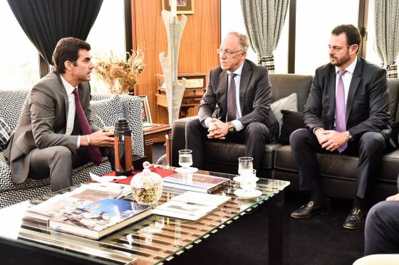 Reunión en Casa de Gobierno. El gobernador Urtubey recibió al economista Guillermo Nielsen