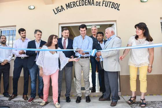 Urtubey inauguró la sede social de la Liga Mercedeña de Fútbol