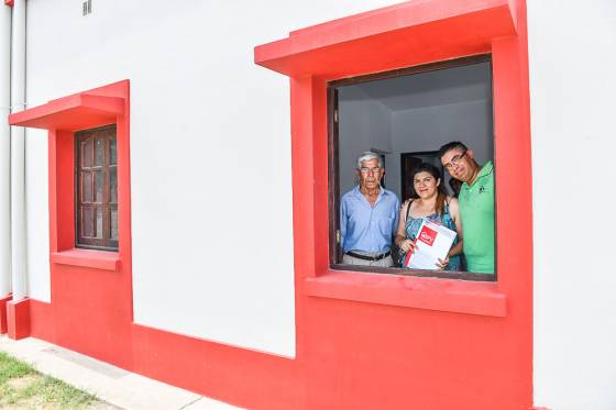 En Campo Santo 35 familias mejoraron su situación habitacional