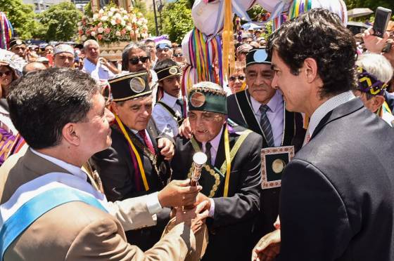 Urtubey participó en el tradicional Tinkunaco en La Rioja