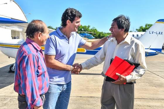 El Aeroclub Vespucio recibió de la Provincia una aeronave para instrucción