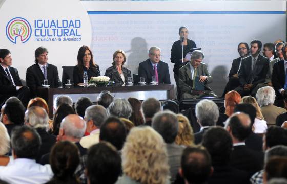 “Sin libertad, no hay cultura”, dijo la Presidenta en el lanzamiento del Plan Nacional de Igualdad Cultural.